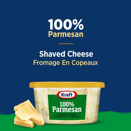 Kraft Shaved Cheese 100% Parmesan 141 g
