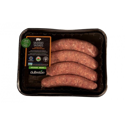 Dubreton Organic Sausage Roasted Onion 400 g