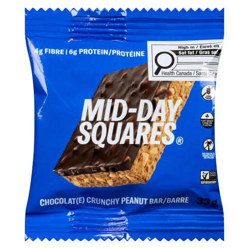 Mid-Day Squares Functional Square + Chocolate Crunchy Peanut 33 g