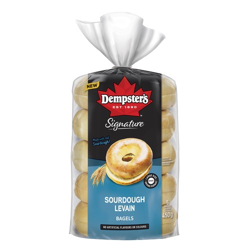 Dempster’s Signature Bagels Sourdough 5 x 90 g