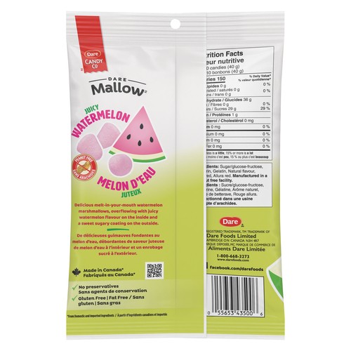 Dare Mallow Candy Juicy Watermelon 150 g
