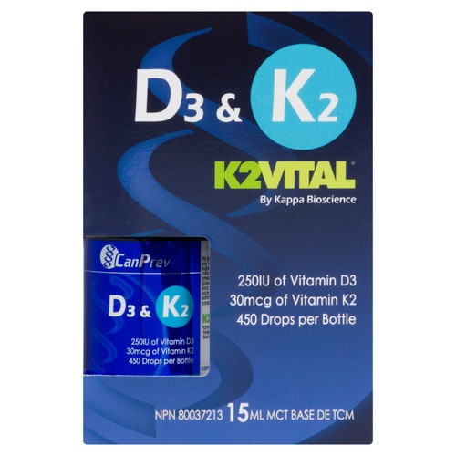 CanPrev Pro Essentials D3 & K2 450 Drops 15 ml 