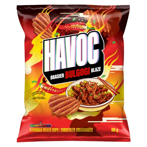 Havoc Kettle Chips Bulgogi Blaze 68 g