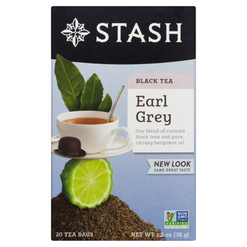 Stash Black Tea Earl Grey 20 Tea Bags