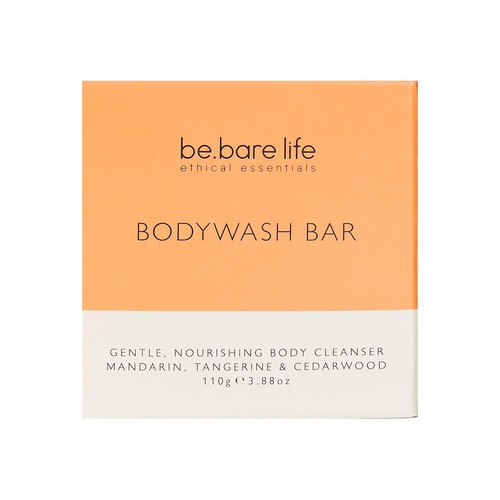 Be Bare Life Bodywash Bar Mandarin Tangerine & Cedarwood 110 g