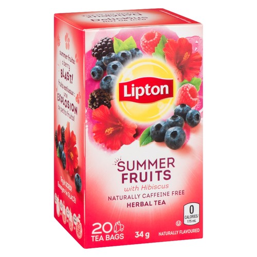 Lipton Herbal Tea Summer Fruits 20 Tea Bags - Voilà Online