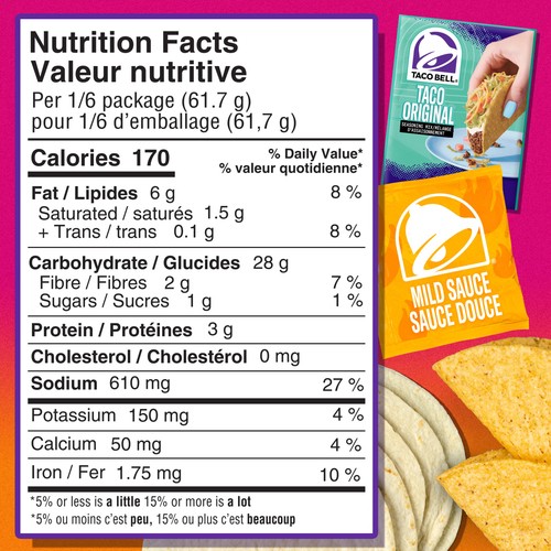 Taco Bell Cravings Kit Crunchy & Soft 370 g