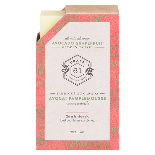 Crate 61 Soap Avocado Grapefruit 110 g