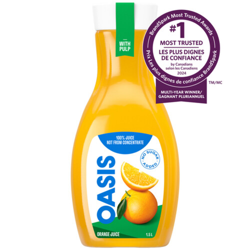 Oasis Juice Orange with Pulp Not from Concentrate 1.5 L