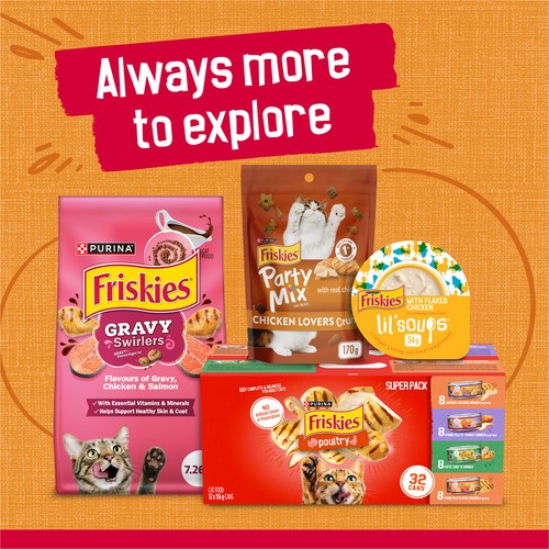 Purina Friskies Prime Filets Wet Cat Food Chicken In Gravy 156 g
