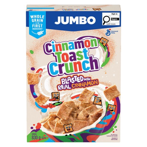 Cinnamon Toast Crunch Cereal Jumbo 830 g