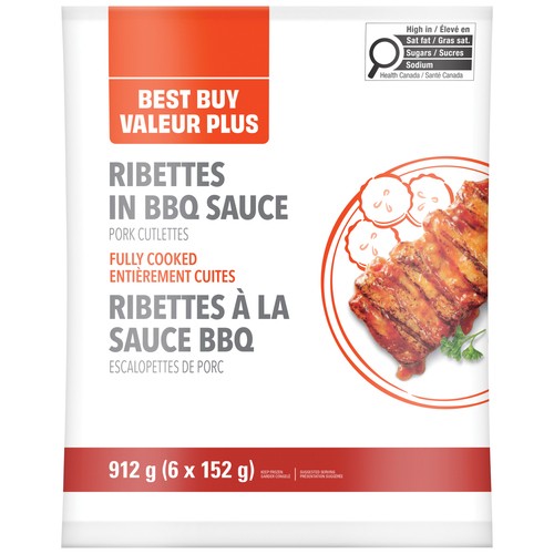 Best Buy Frozen Ribettes In BBQ Sauce 912 g