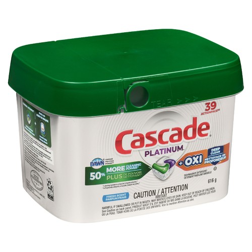 Cascade Auto Dishwashing Pouch With Liquid & Powder Fresh Scent 39 EA