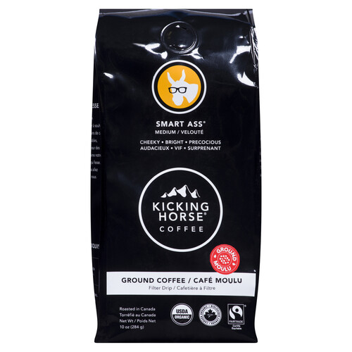Kicking Horse Organic Ground Coffee Smart Ass 284 g