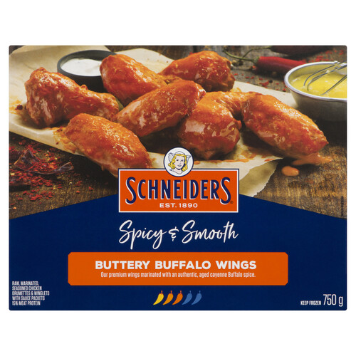 Schneiders Frozen Chicken Wings Extra Buttery Buffalo 750 g