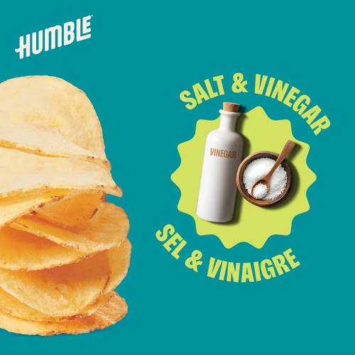 Humble Organic Potato Chips Salt And Vinegar 135 g
