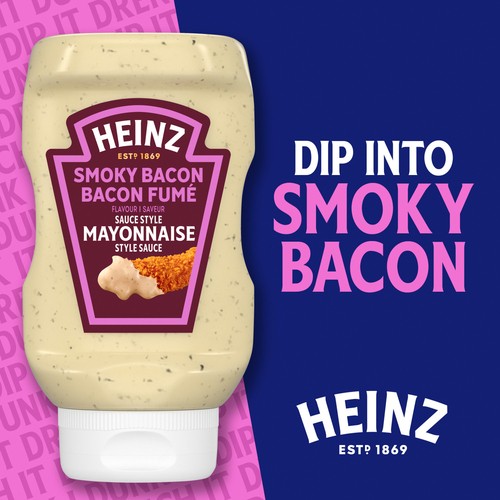 Heinz Mayonnaise Style Sauce Smoky Bacon 340 ml