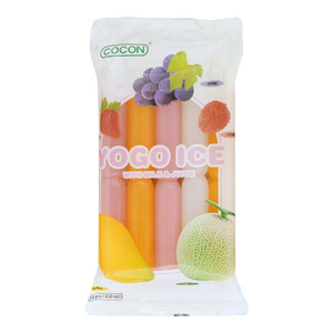 Pop-Ice Assorted Fruit Freezer Ice Pops, Gluten-Free Snack, 1.5 oz, 80 Count  Fruit Pops 