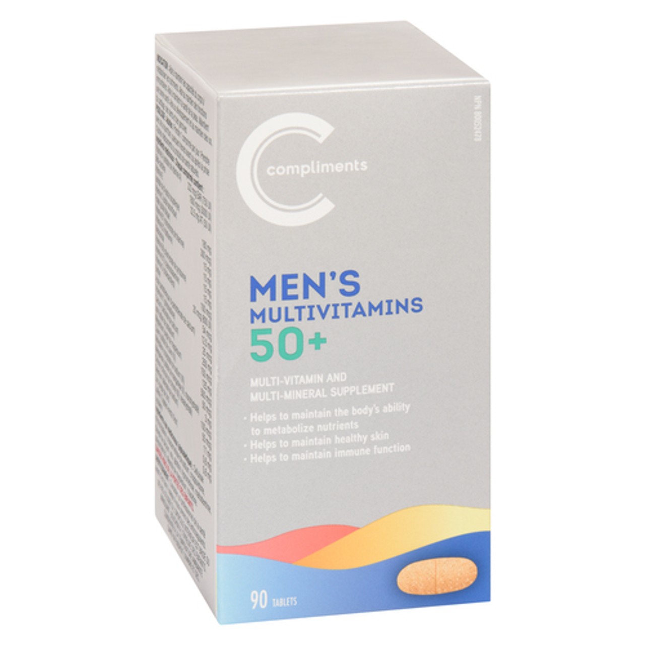 Compliments Men's 50+ Multivitamin Tablets 90 Count - Voilà Online ...