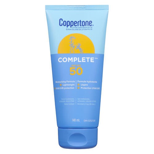 Coppertone Complete Lotion Sunscreen SPF 50 148 ml