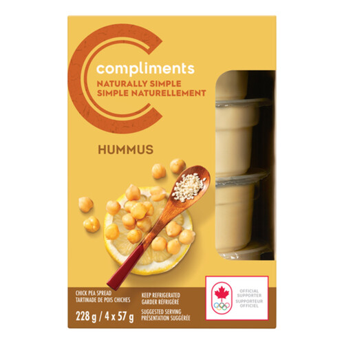 Compliments Naturally Simple Mini Chick Pea Hummus 228 g
