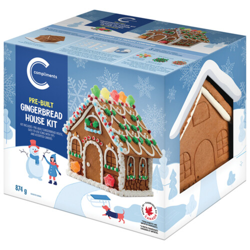 Compliments Pre-Built Gingerbread House Kit 874 g