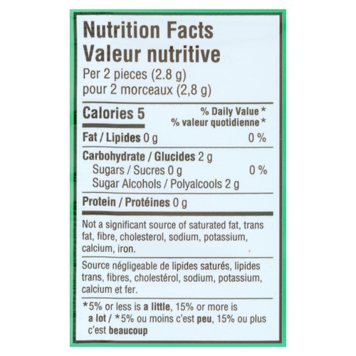 Dentyne Ice Sugar-Free Gum Spearmint 4 x 16 (64 Pieces)
