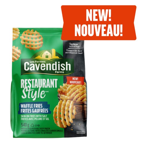 Cavendish Farms Waffle Fries Restaurant Style 540 g