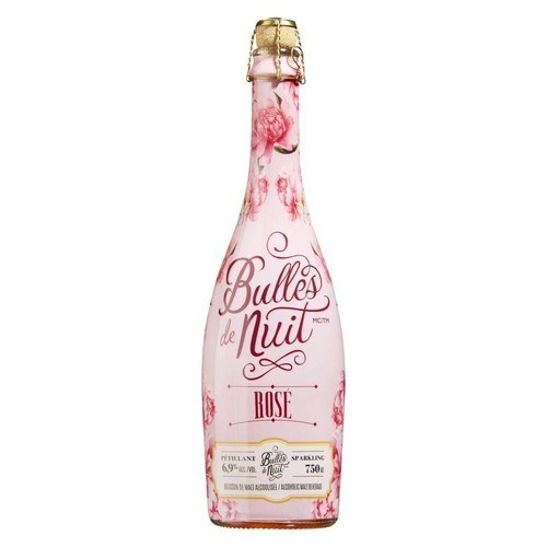 Bulles de Nuit Alcoholic Malt 6.9% Alcohol Rosé 750 ml (bottle)