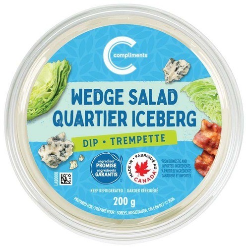 Compliments Dip Wedge Salad 200 g
