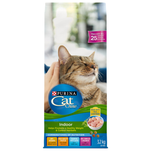 Cat Chow Dry Cat Food Indoor With Real Chicken 3.2 kg