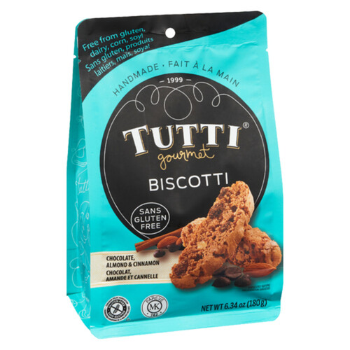 Tutti Gourmet Gluten-Free Biscotti Chocolate Almond & Cinnamon 180 g