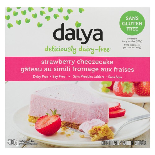 Daiya Gluten-Free Vegan Cheezecake Strawberry 400 g (frozen)