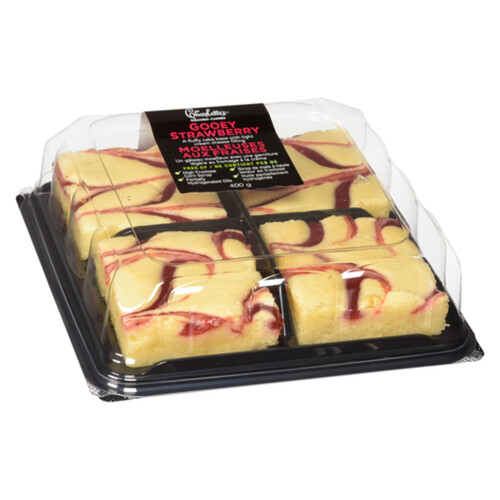 Charlotte's Frozen Squares Gooey Strawberry 400 g