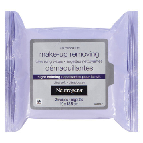Neutrogena Night Calming Make Up Remover Wipes 25 Sheets