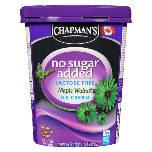 Chapman's Lactose-Free No Sugar Added Ice Cream Maple Walnut 1 L