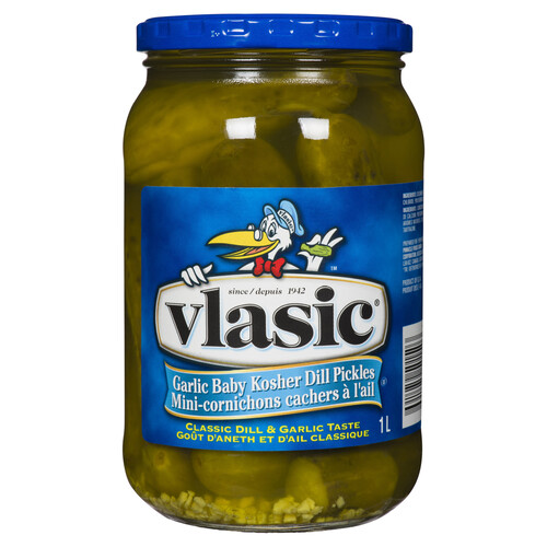 Vlasic Pickles Garlic Kosher Baby Dill 1 L