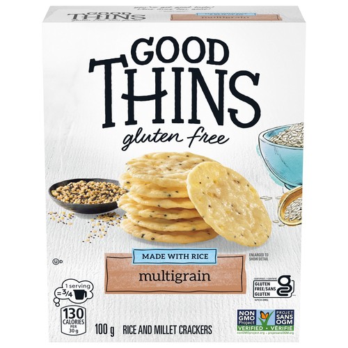 Christie Good Thins Gluten-Free Rice Crackers Good Thins Multigrain 100 g