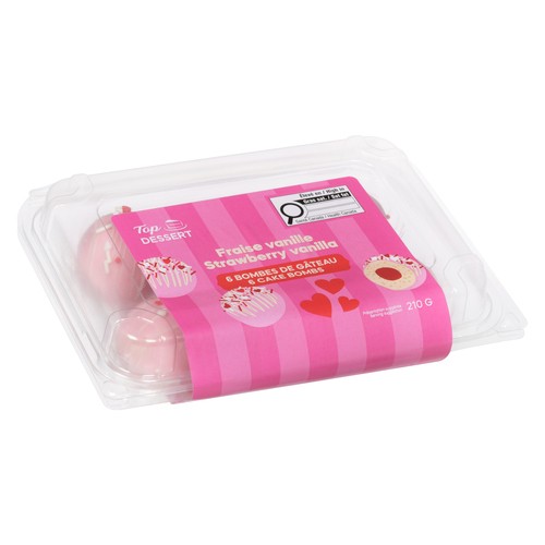 Top Dessert Cake Bombs Strawberry Vanilla 210 g