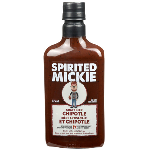 Compliments BBQ Sauce Craft Beer Chipotle 375 ml