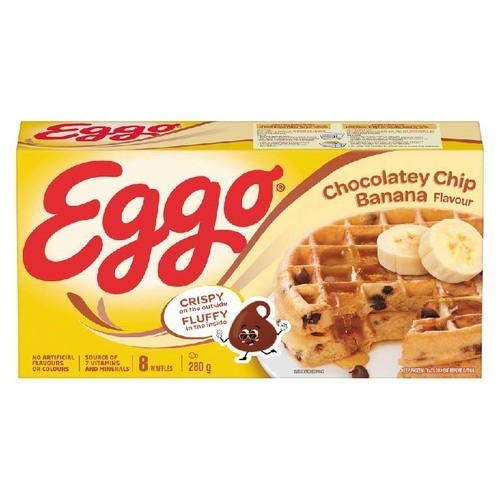 Kellogg's Frozen Waffles Chocolatey Chip Banana 280 g