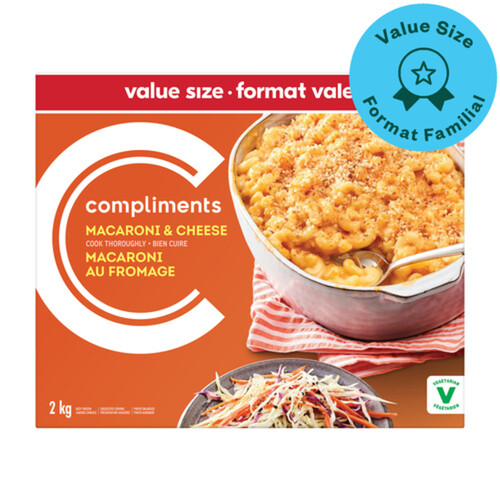 Compliments Frozen Macaroni & Cheese 2 kg