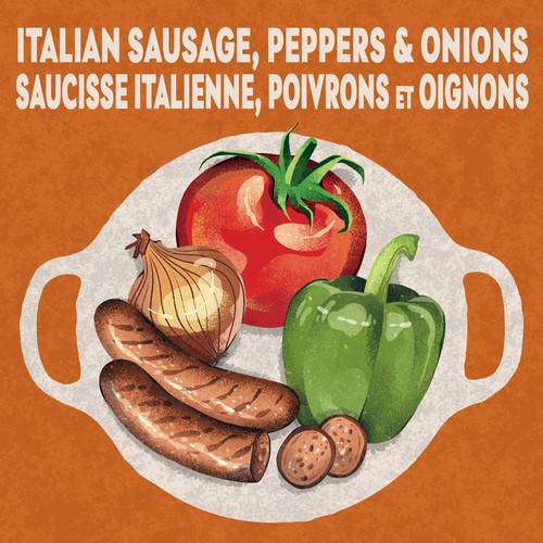 Classico Pasta Sauce Italian Sausage Pepper & Onion 600 ml