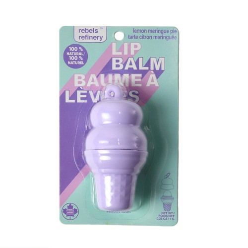 Rebels Refinery Lip Balm Purple Cone Lemon Pie 1 EA