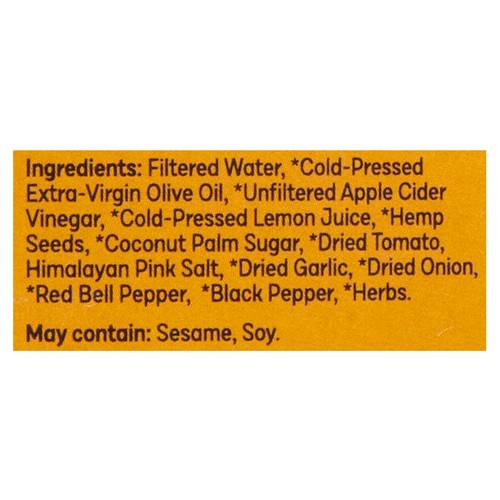 Bio Raw Plant Based Salad Dressing & Marinade Italian 250 ml