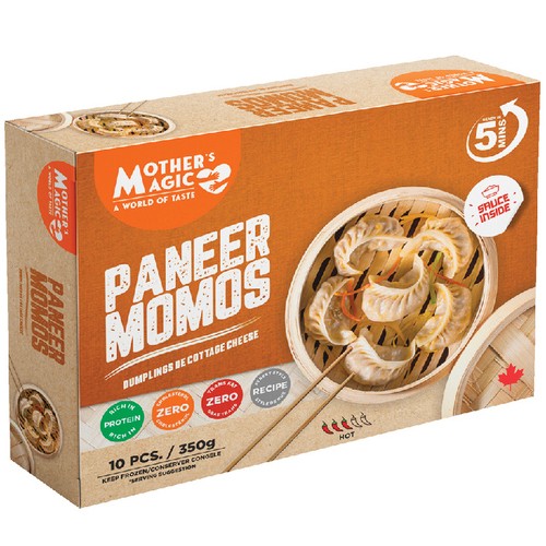 Mother's Magic Frozen Paneer Momos Hot 350 g