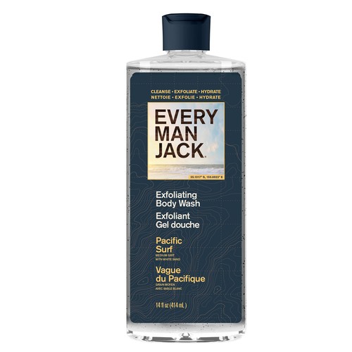 Every Man Jack Exfoliating Body Wash Pacific Surf 414 ml
