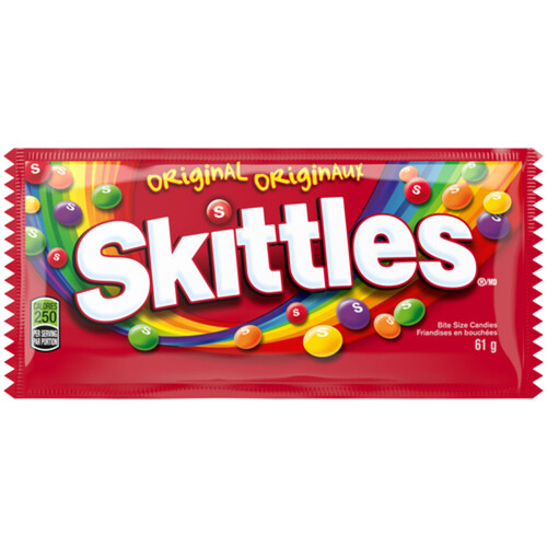 Skittles Original Chewy Candy Full Size Bag 61 g