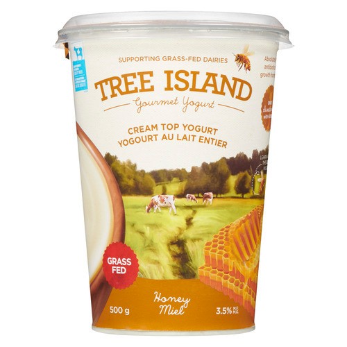 Tree Island Gourmet Yogurt Cream Top Honey Yogurt 500 g