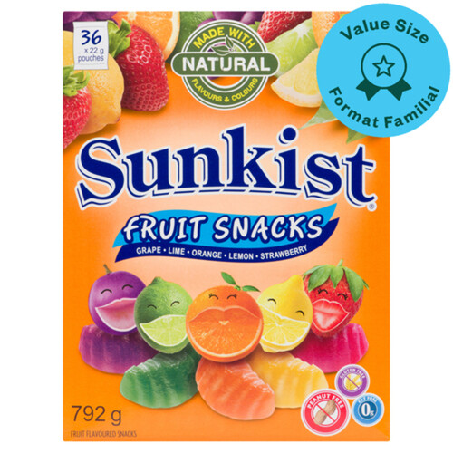 Sunkist Gluten-Free Fruit Snacks Assorted 792 g